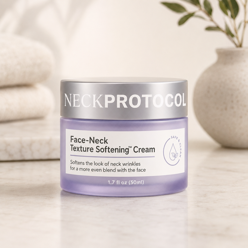 Skincare products in flowers